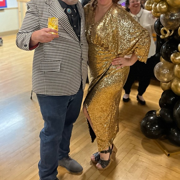 Eloquii “Gold” Dress - Picture 4 of 5